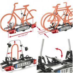 Portabicicletas Plegable Uebler F14 Para 1 Bicicleta