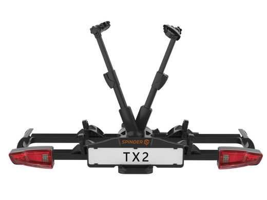 Portabicicletas Spinder TX2 | 2 Bicicletas Plegable y Abatible | Luces LED | Carga 60kg | Antirrobo
