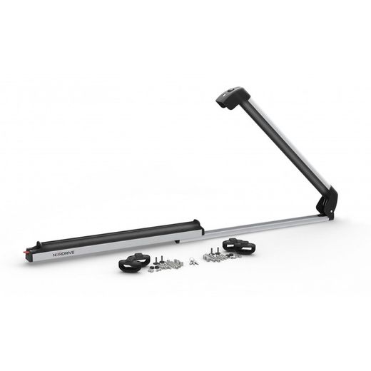 NORDRIVE Pro-Slider EVO PS-60 | Portaesquís Deslizante Universal | 6 Pares de Esquís / 4 Tablas de Snowboard - PLATA