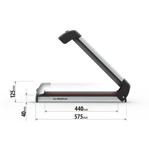 NORDRIVE Nordic-King EVO NK-40 | Portaesquís Universal | 4 Pares de Esquís / 2 Tablas de Snowboard