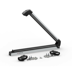 NORDRIVE Nordic-King EVO NK-60 | Portaesquís Universal | 6 Pares de Esquís / 4 Tablas de Snowboard - PLATA