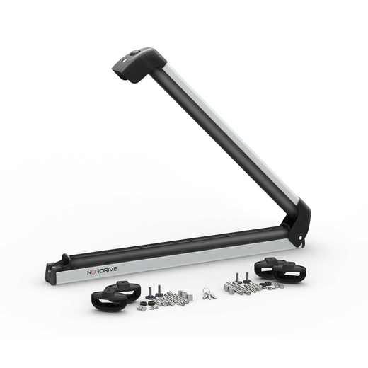 NORDRIVE Nordic-King EVO NK-60 | Portaesquís Universal | 6 Pares de Esquís / 4 Tablas de Snowboard - PLATA