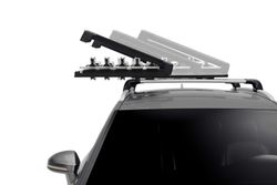 Portaesquis Thule extender Negro 7325B para 5 juegos, desplazable