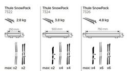 Portaesquis Thule SnowPack M 7324 para 4 juegos