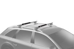 Portatablas de surf thule 843 (51cm) para barras de acero de 30x20mm