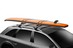 Portatablas de surf thule 845 (51cm- Ancho) barras de aluminio anchas