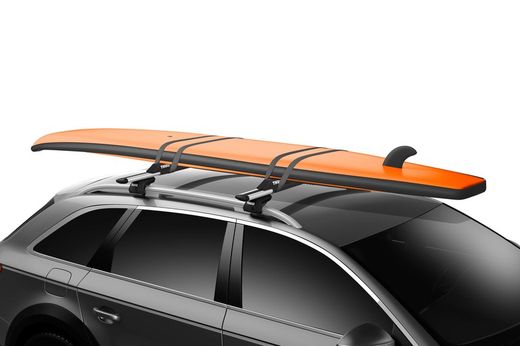 Portatablas de surf thule 845 (51cm- Ancho) barras de aluminio anchas
