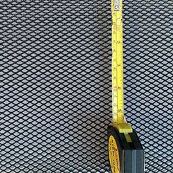 Rejilla aluminio negra 120cm x 30cm malla pequeña