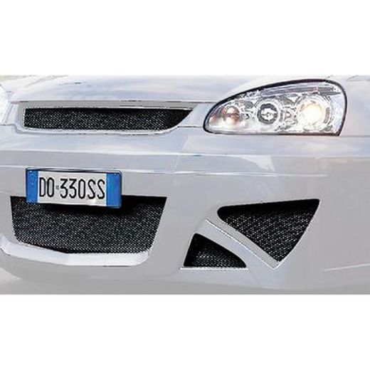 Rejilla aluminio negra 125cm x 30 cm malla grande