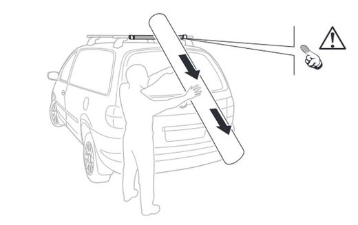 Rodillo para barras Thule ProBar Evo. 65cm