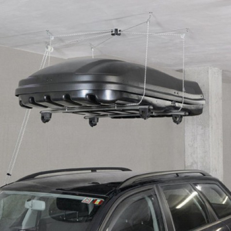 Baul portaequipajes para el techo del coche-porta esquis