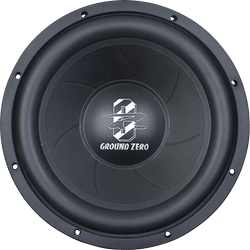 Subwoofer GROUND ZERO GZIW 300 | 30 cm / 12 Pulgadas | 350 W RMS | Cono HQPP 3D