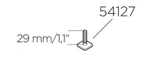 THULE 54127 Tornillo con ranura en T M6x29