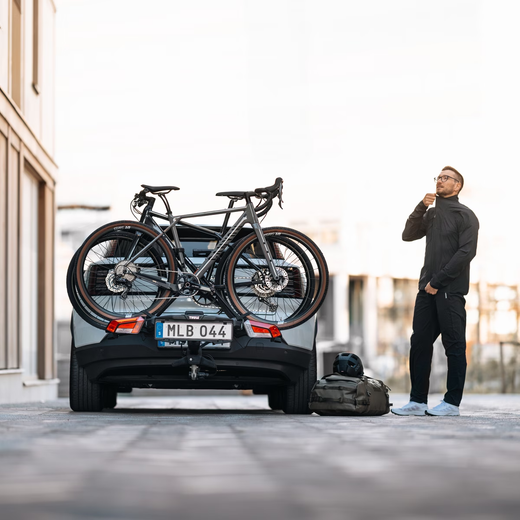 Portabicicletas Thule OutPace | 2 Bicicletas | Plegable | Abatible | Negro