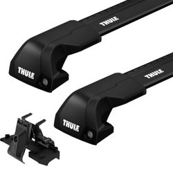 Thule WingBar Edge negras Volvo XC60 17> con railing
