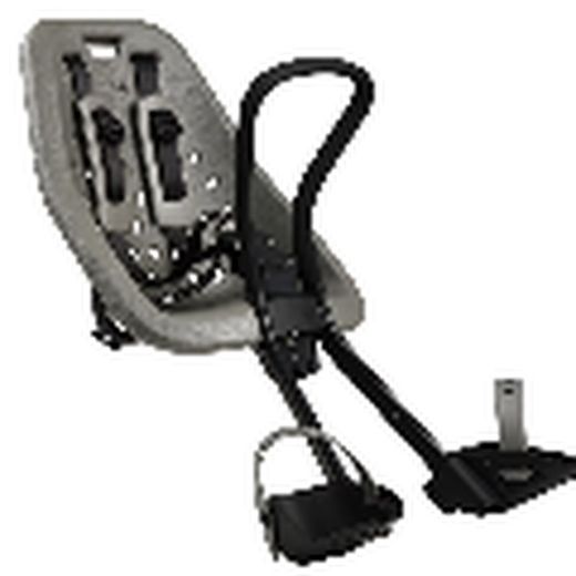 Thule Yepp Mini asiento infantil para bicicleta de montaje delantero plateado