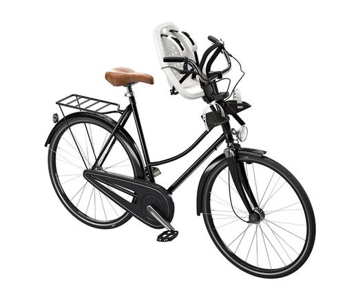 Thule Yepp Mini asiento infantil para bicicleta de montaje delantero plateado