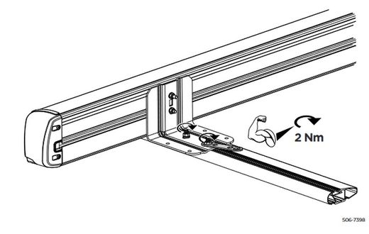 Toldo Thule 190 cm + soporte para montar sobre barras portaequipajes
