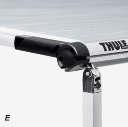 Toldo Thule 190 cm + soporte para montar sobre barras portaequipajes
