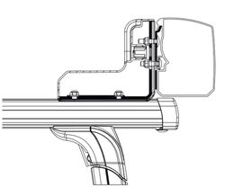 Toldo Thule 190 cm + soporte para montar sobre barras portaequipajes