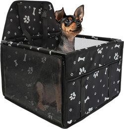 Transportín para Mascota, protector de Asiento de Coche