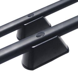 Barras Elegance Black Alu (2pcs) mod: E15 Vw.Caddy corta 03>20