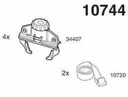 Kit de montaje Thule Fastgrip Schnellbef. Para cofres de techo Pacific + correas 10744